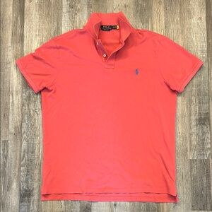 Polo by Ralph Lauren Men's Coral Polo Shirt